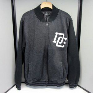 DC Skate Shoes Letterman / Varsity style Zip up Jacket. Like New